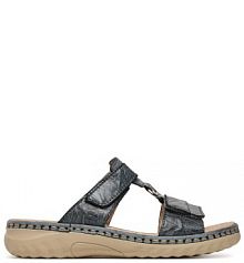 Klapki Rieker niebieskie damskie 