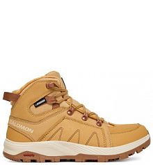 Buty trekkingowe wysokie Salomon brązowe damskie 