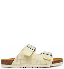 Klapki Dr. Brinkmann żółte damskie 