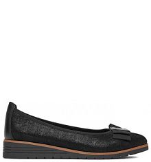 Baleriny Lasocki czarne damskie 