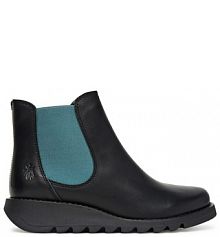 Botki Fly London czarne damskie 