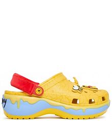 Klapki Crocs żółte damskie 