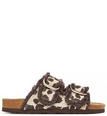 Klapki DeeZee brązowe damskie 