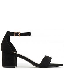 Sandały na słupku JENNY czarne 