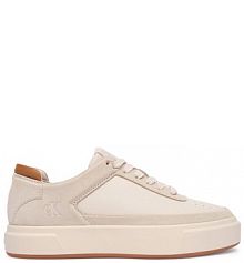 Sneakersy Calvin Klein beżowe damskie 