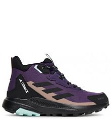 Buty trekkingowe wysokie adidas fioletowe damskie 