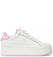 Sneakersy Tommy Jeans écru damskie 