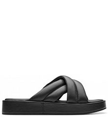 Klapki Clarks czarne damskie 