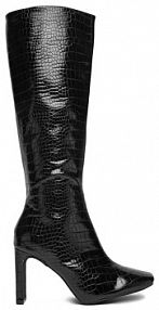 Kozaki na obcasie DeeZee czarne 