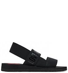 Sandały LOVE MOSCHINO czarne damskie 