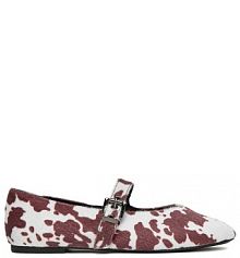 Baleriny JENNY brązowe damskie 