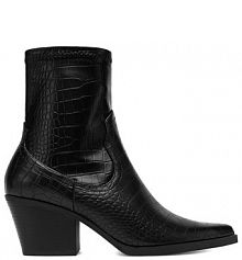 Botki na słupku DeeZee czarne 