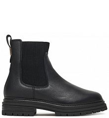 Botki Tommy Hilfiger czarne damskie 