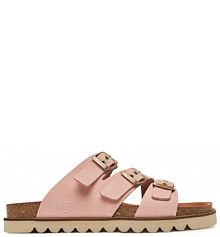 Klapki Dr. Brinkmann czerwone damskie 