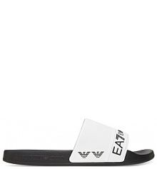 Klapki EA7 Emporio Armani białe męskie 