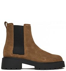 Botki Calvin Klein Jeans beżowe damskie 