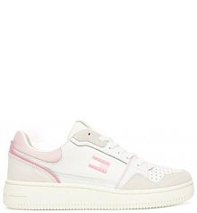 Sneakersy Tommy Jeans écru damskie 
