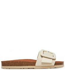 Klapki Dr. Brinkmann beżowe damskie 