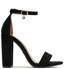 Sandały na słupku DeeZee czarne 