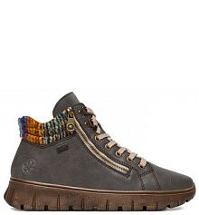 Botki Rieker szare damskie 