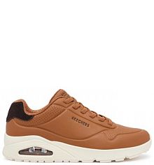 Sneakersy Skechers brązowe męskie 