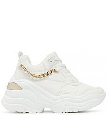 Sneakersy DeeZee białe damskie 