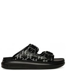 Klapki KARL LAGERFELD czarne damskie 