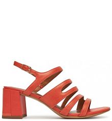 Sandały na słupku Tamaris pomarańczowe 