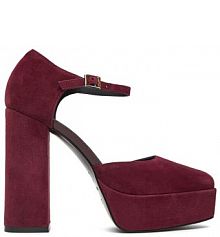 Czółenka Eva Minge bordowy 