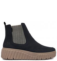 Botki Rieker granatowe damskie 