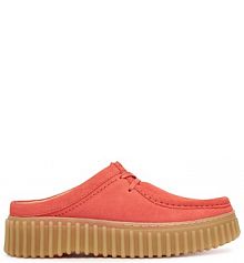 Klapki Clarks koralowy damskie 