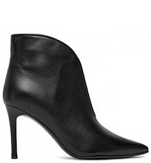 Botki na szpilce Eva Minge czarne 