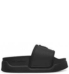 Klapki KARL LAGERFELD czarne damskie 