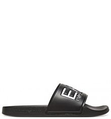 Klapki EA7 Emporio Armani czarne męskie 