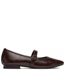 Baleriny JENNY brązowe damskie 