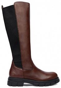 Kozaki Rieker brązowe damskie 