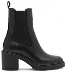 Botki na słupku GINO ROSSI czarne 