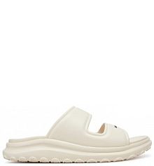 Klapki KARL LAGERFELD kremowe męskie 