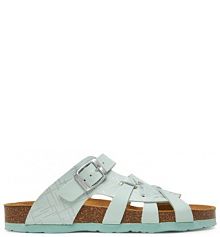 Klapki Dr. Brinkmann zielone damskie 