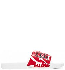 Klapki EA7 Emporio Armani czerwone męskie 