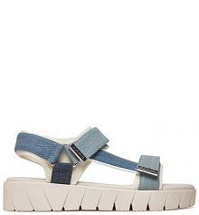 Sandały na koturnie s.Oliver granatowe 