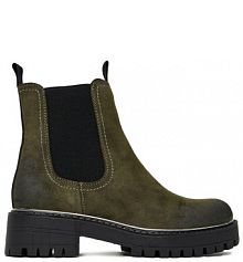 Botki JENNY khaki damskie 