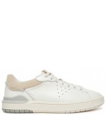 Sneakersy Clarks białe męskie 