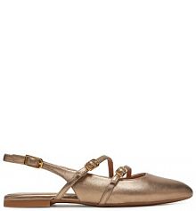 Sandały Unisa złote damskie 