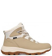 Buty trekkingowe wysokie Jack Wolfskin beżowe damskie 