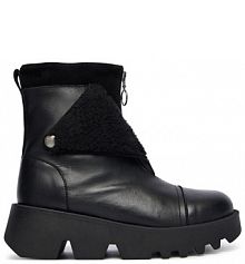 Botki Fly London czarne damskie 