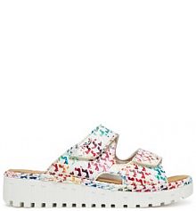 Klapki Rieker białe damskie 