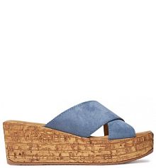 Klapki s.Oliver granatowe damskie 