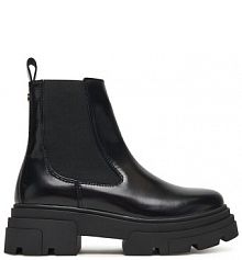 Botki Tommy Hilfiger czarne damskie 