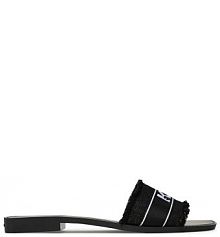 Klapki KARL LAGERFELD czarne damskie 